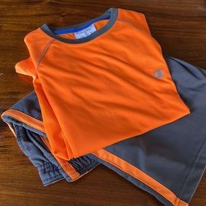 Champion Set of Shirt and Shorts - Boys M